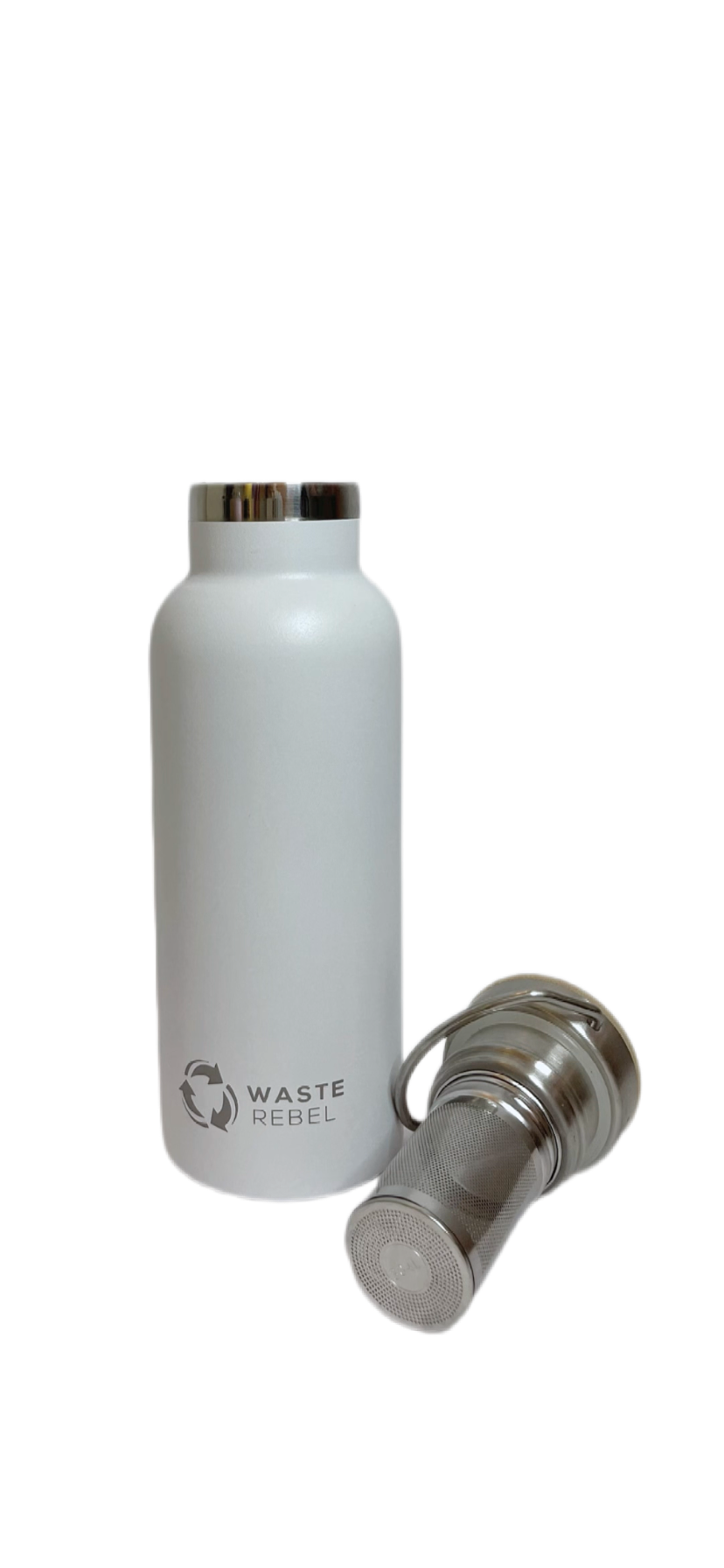 Weiße 500 ML Edelstahl Thermosflasche